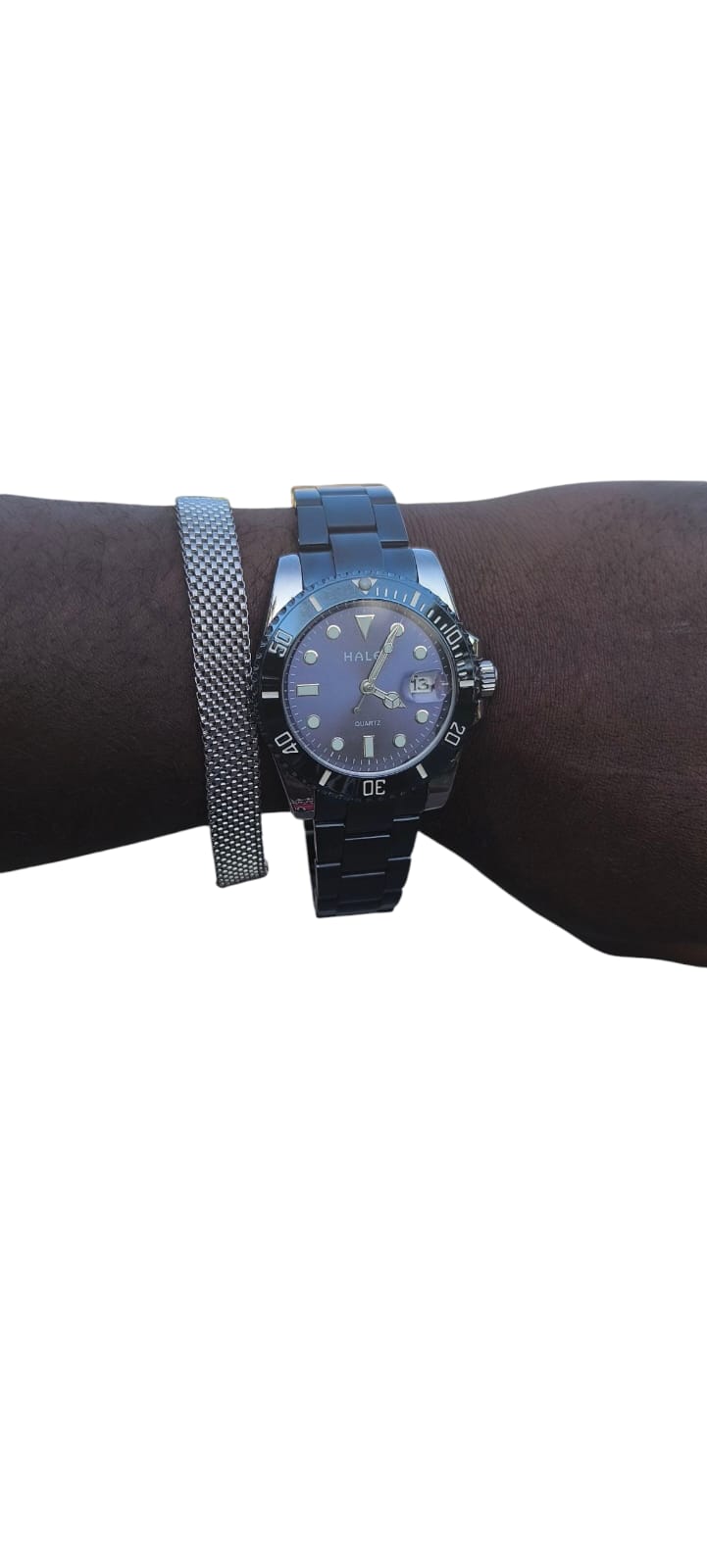 MONTRE BLUE SILVER