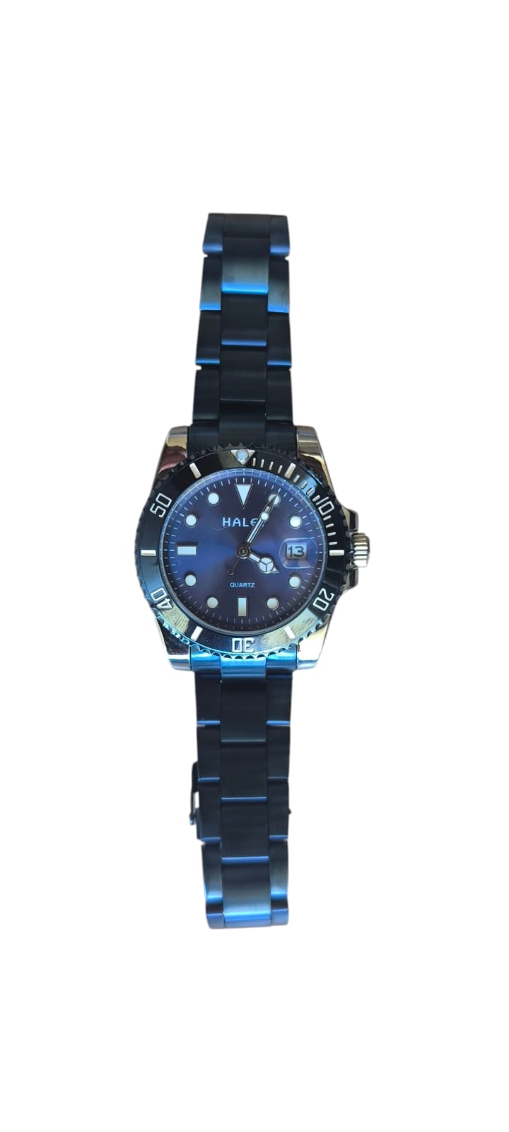 MONTRE BLUE SILVER