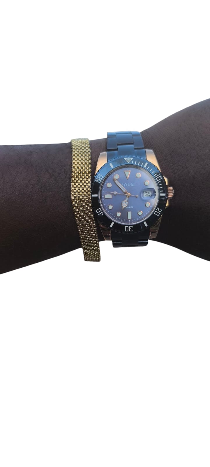 MONTRE BLUE GOLD